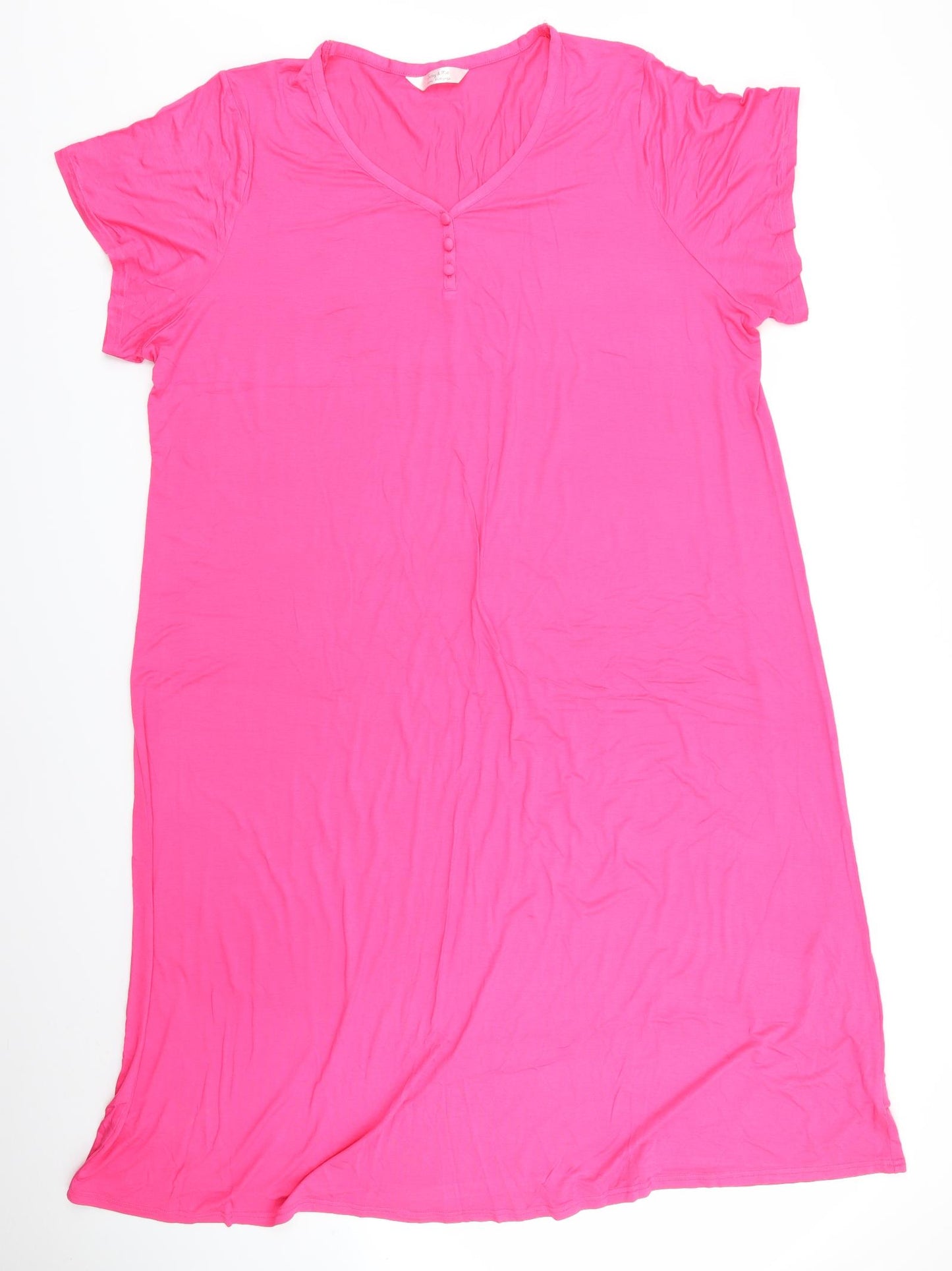 suzy and e=me Womens Pink Solid  Top Dress Size 22
