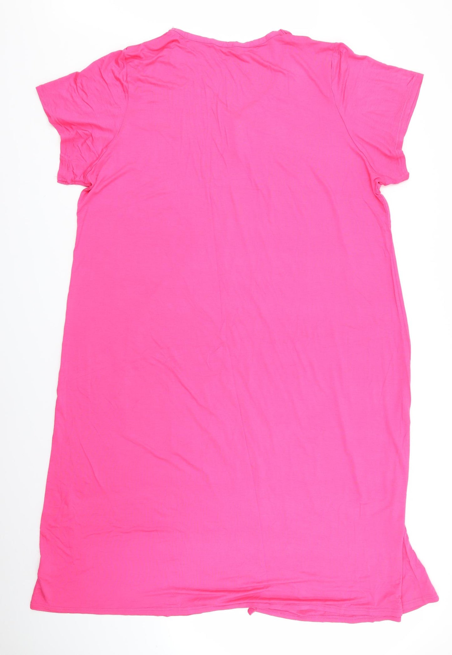 suzy and e=me Womens Pink Solid  Top Dress Size 22