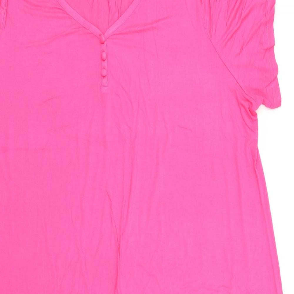 suzy and e=me Womens Pink Solid  Top Dress Size 22