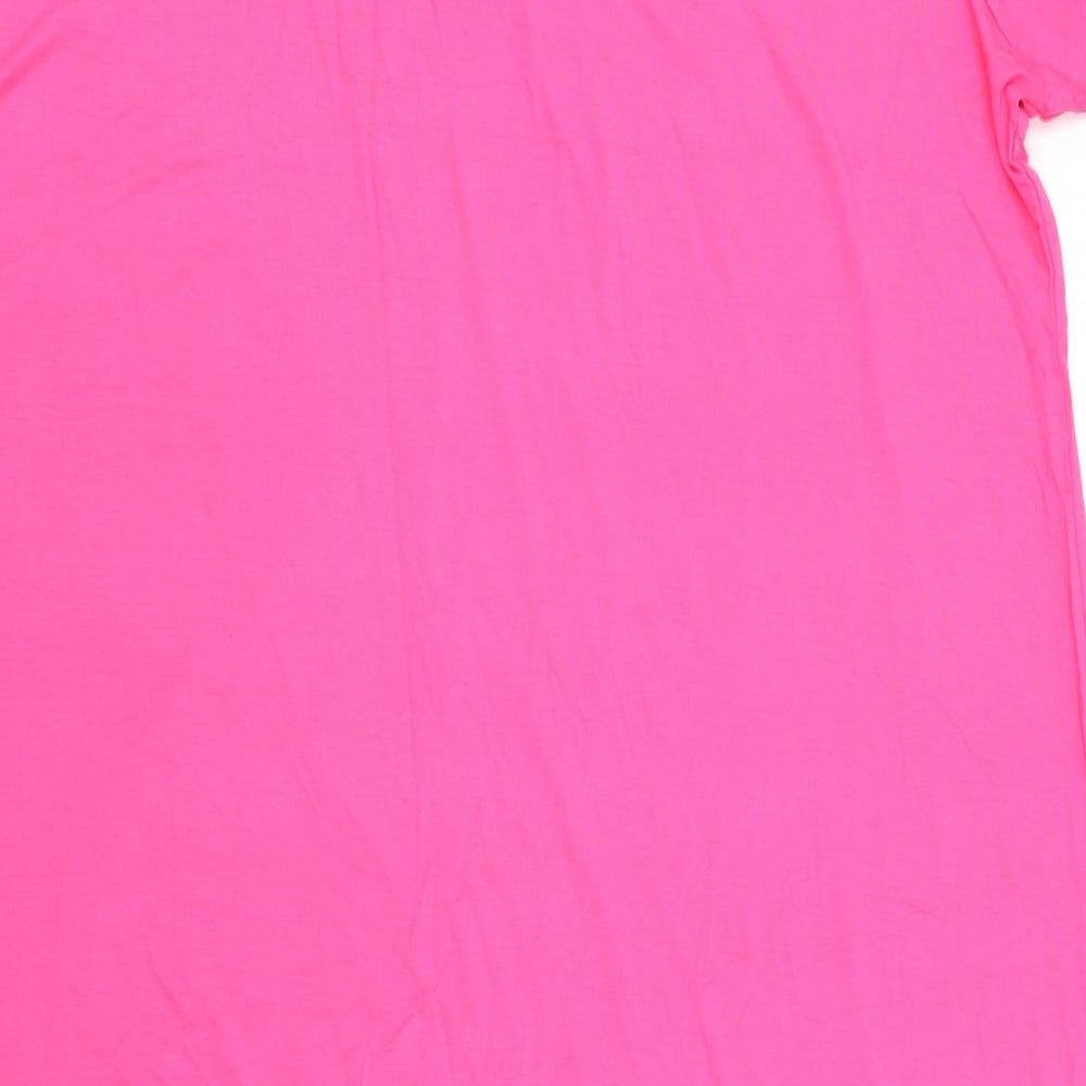 suzy and e=me Womens Pink Solid  Top Dress Size 22