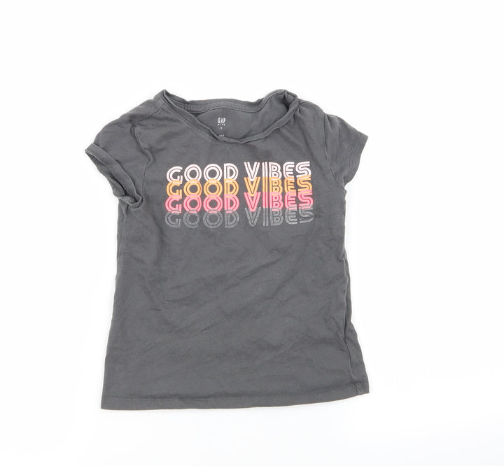 Gap Girls Grey   Basic T-Shirt Size S