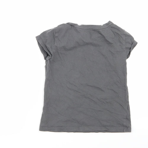 Gap Girls Grey   Basic T-Shirt Size S