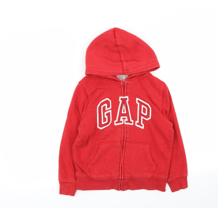 Gap Boys Red   Full Zip Jumper Size S