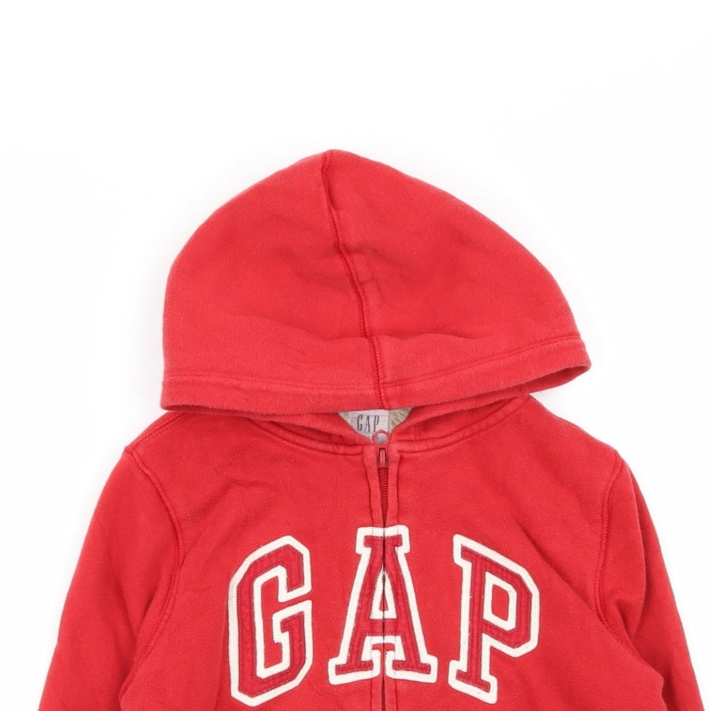 Gap Boys Red   Full Zip Jumper Size S