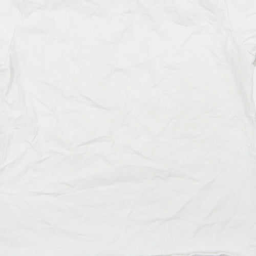 F&F Girls White   Basic T-Shirt Size 6-7 Years