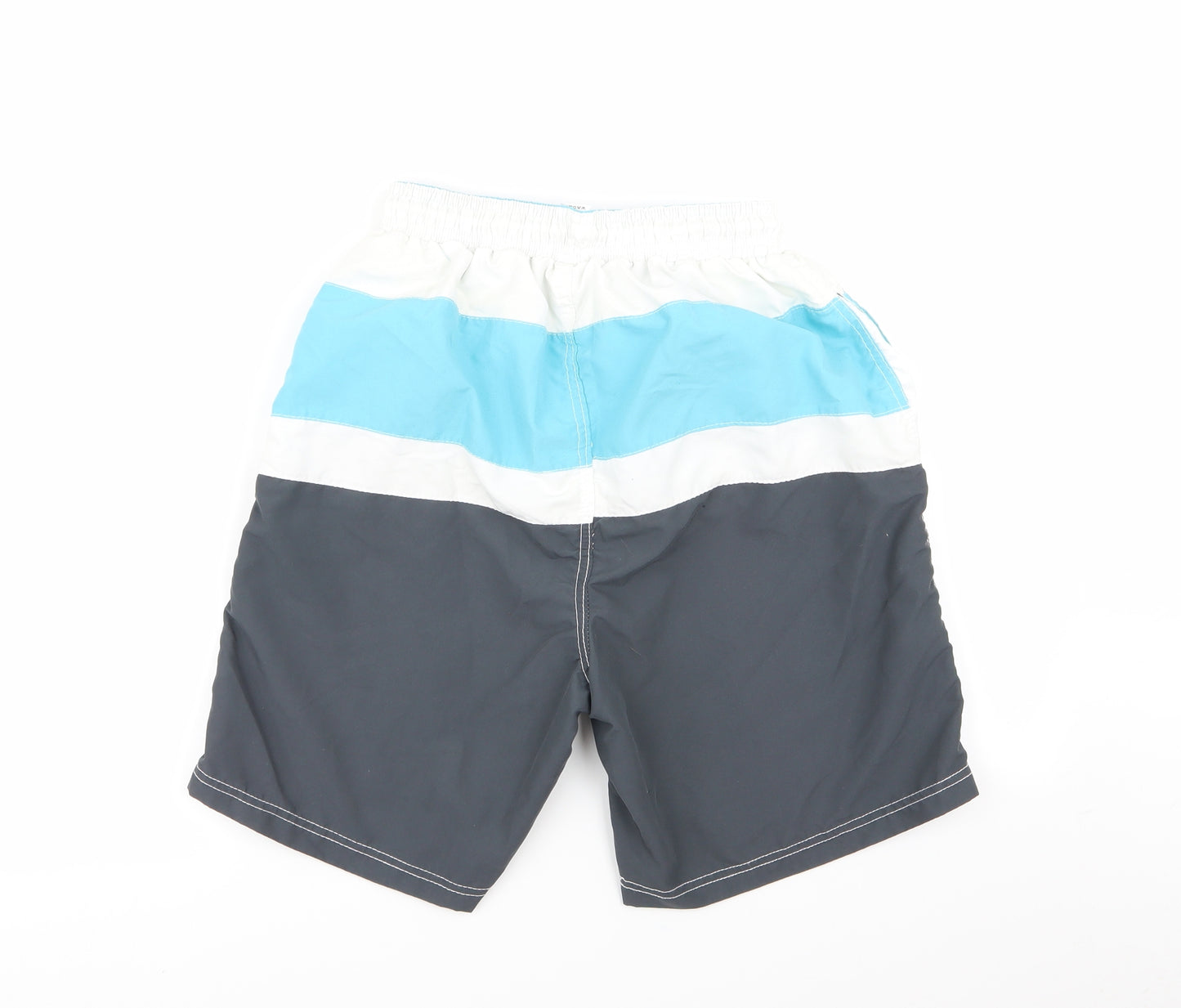 F&F Mens Multicoloured Striped  Sweat Shorts Size S - Stretch waistband