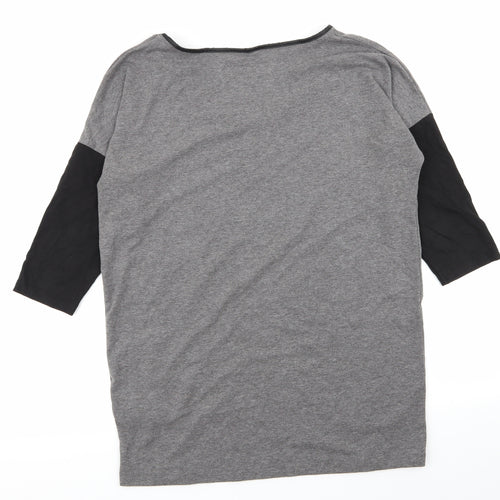 ESMARA Womens Grey   Basic T-Shirt Size 10