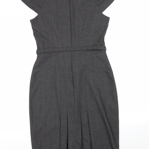 Warehouse Womens Grey   A-Line  Size 12