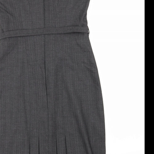 Warehouse Womens Grey   A-Line  Size 12