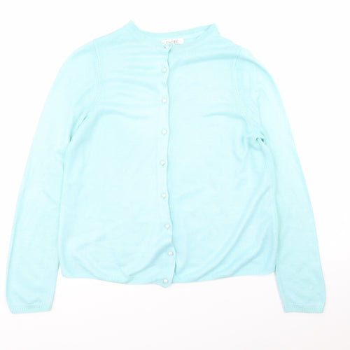 Classic Womens Blue   Cardigan Jumper Size 12