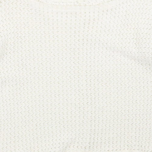 River Island Womens White   Pullover Jumper Size 8