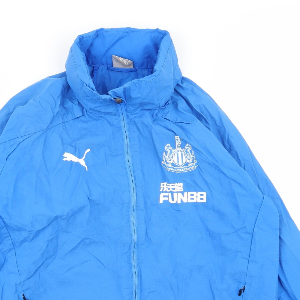 PUMA Mens Blue   Jacket Coat Size M  - Newcastle United