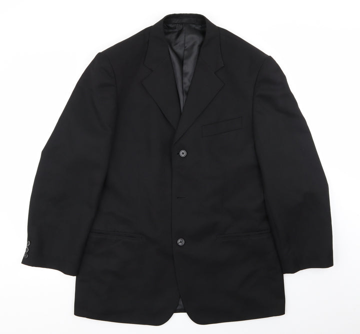 Matalan Mens Black Jacket Blazer Size 40