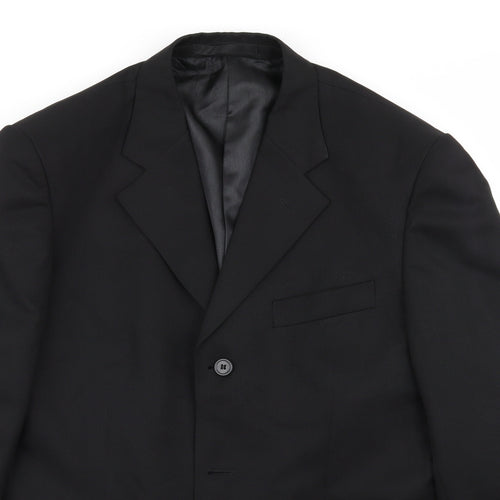 Matalan Mens Black   Jacket Blazer Size 40