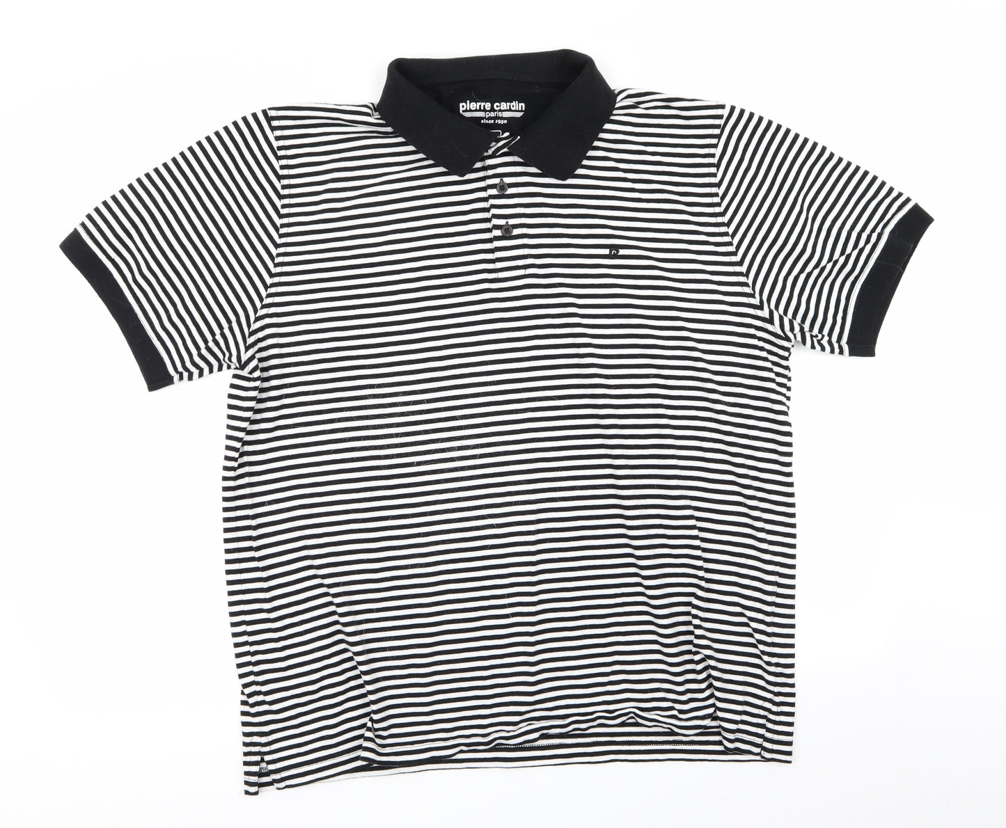 Pierre Cardin Mens Multicoloured Striped   Polo Size XL