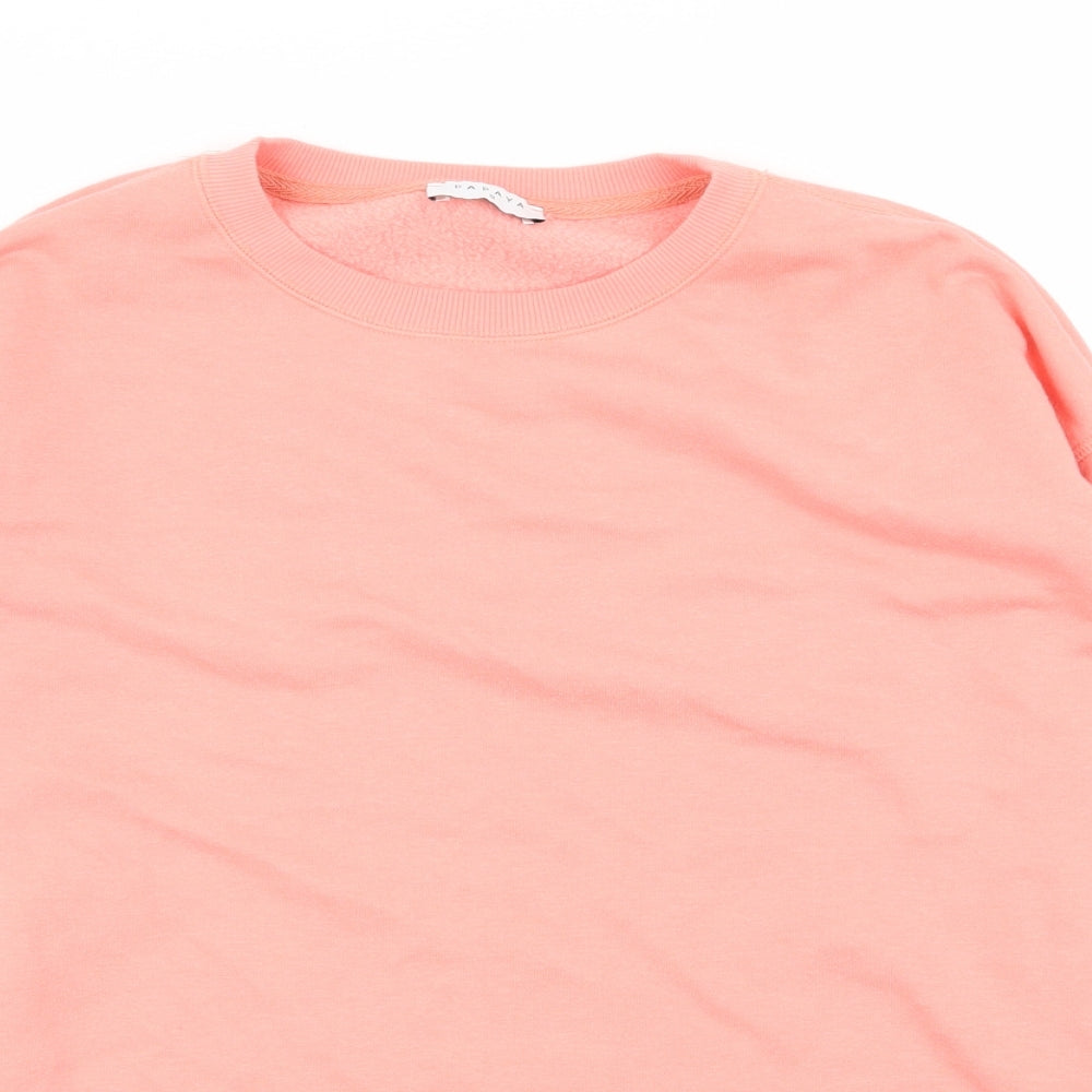Papaya Womens Pink   Pullover Jumper Size S
