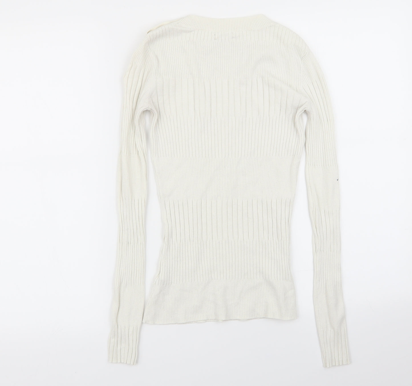 River Island Womens White   Basic T-Shirt Size 8