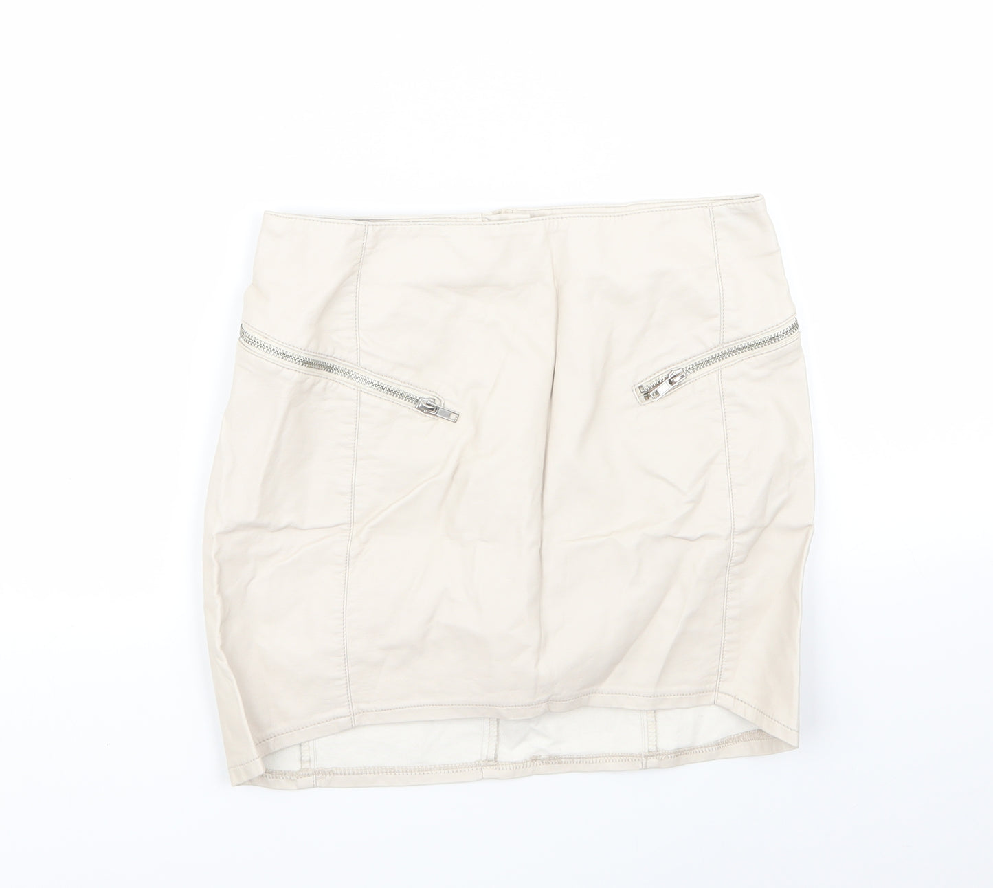 Divided by H&M Womens Ivory   Mini Skirt Size 12