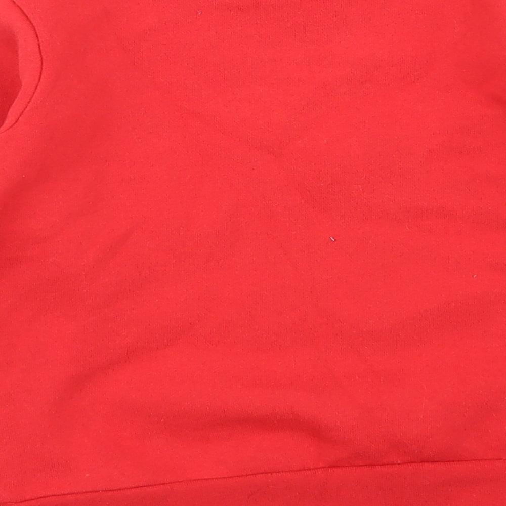 TU Girls Red   Pullover Jumper Size 7 Years  - christmas jumper