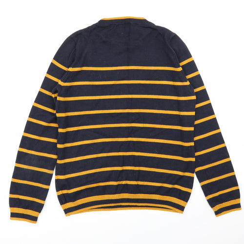 M&S Womens Multicoloured Striped  Pullover Jumper Size 12