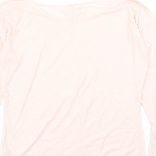 Bershka Womens Pink   Basic T-Shirt Size L
