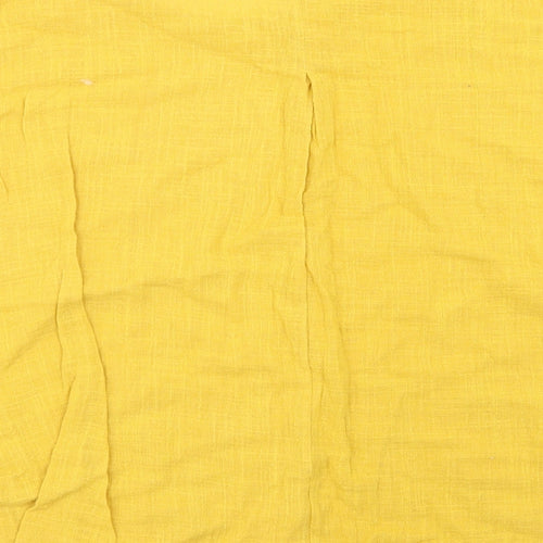 Preworn Womens Yellow   Basic T-Shirt Size XL