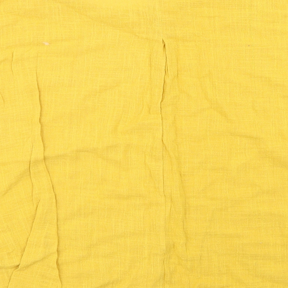 Preworn Womens Yellow   Basic T-Shirt Size XL