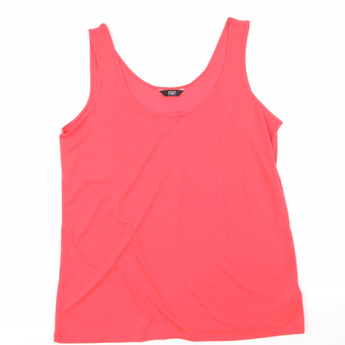 F&F Womens Red   Basic Tank Size 16
