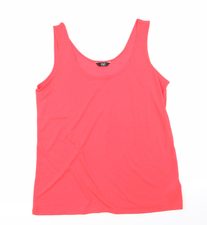 F&F Womens Red Basic Tank Size 16