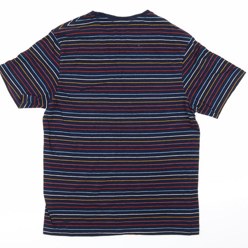 NEXT Mens Multicoloured Striped   Pyjama Top Size S