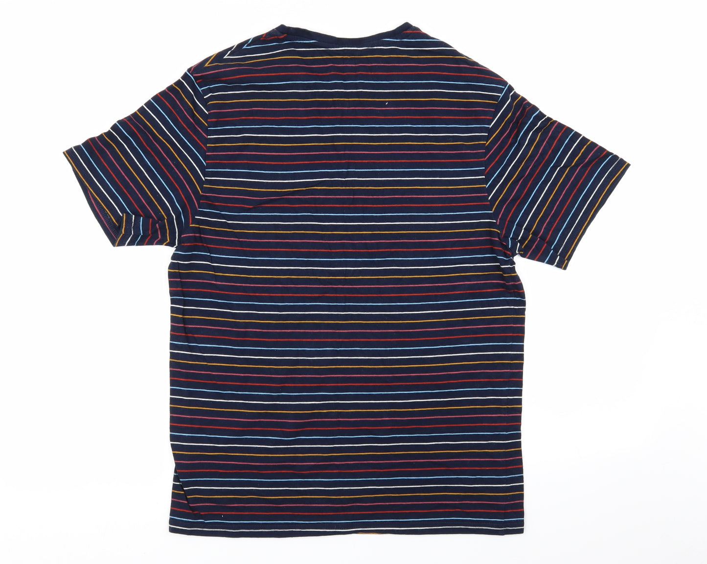 NEXT Mens Multicoloured Striped   Pyjama Top Size S