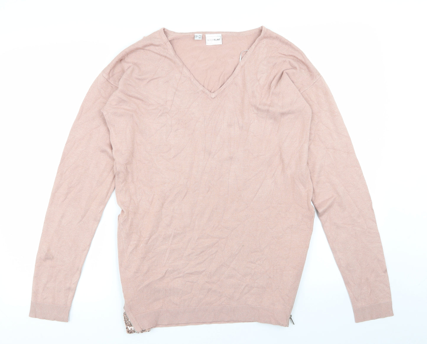 Body Flirt Womens Pink   Basic T-Shirt Size S