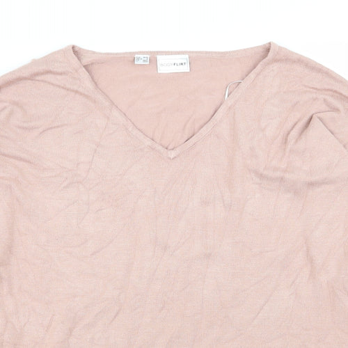 Body Flirt Womens Pink   Basic T-Shirt Size S