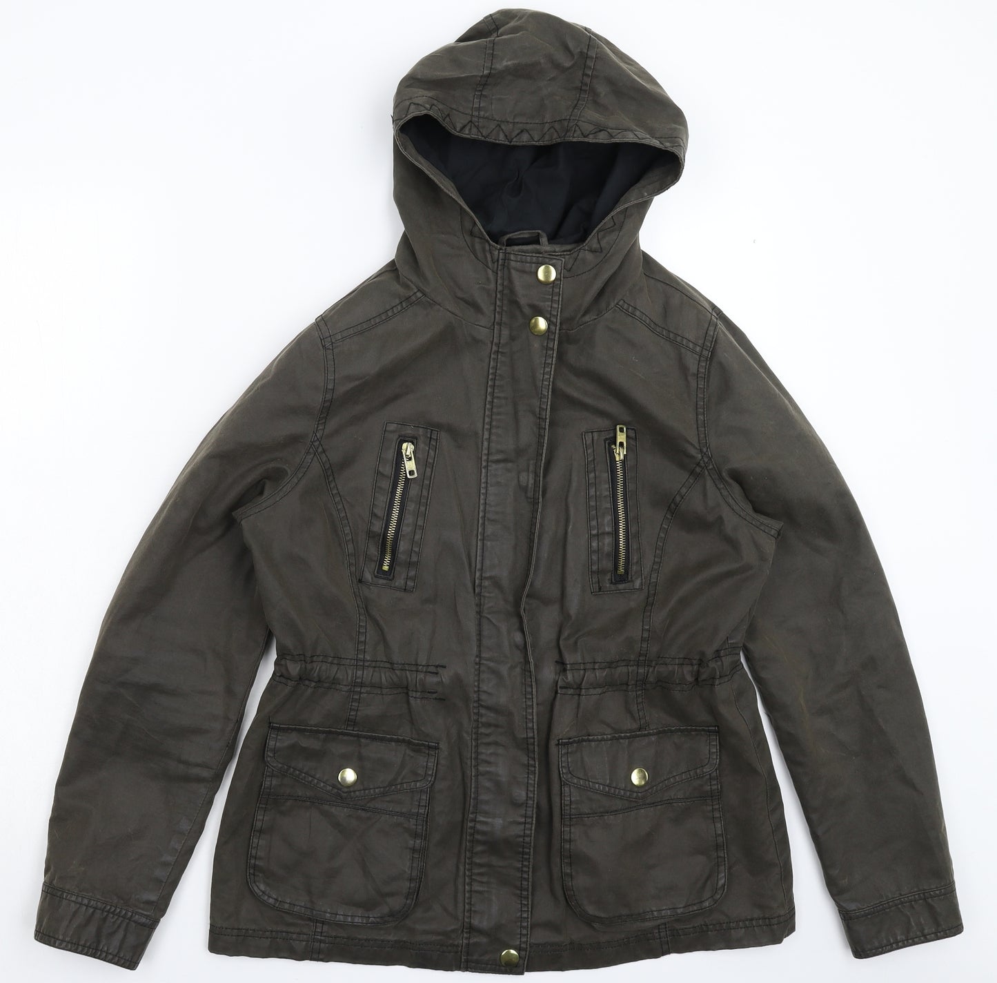 New Look Womens Grey   Jacket Coat Size 10