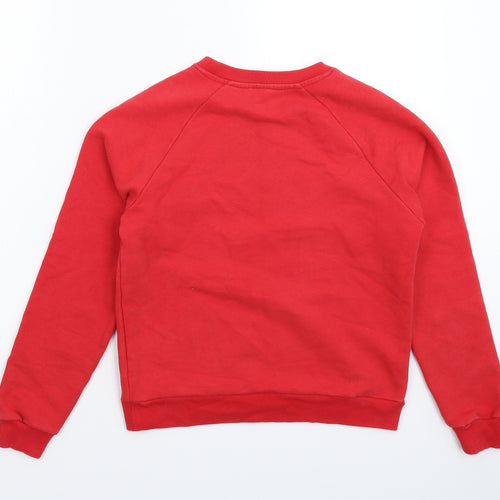 Savannah Miller Womens Red   Pullover Sweatshirt Size 8