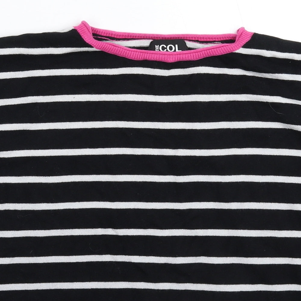 Debenhams Womens Multicoloured Striped Knit Pullover Jumper Size 14