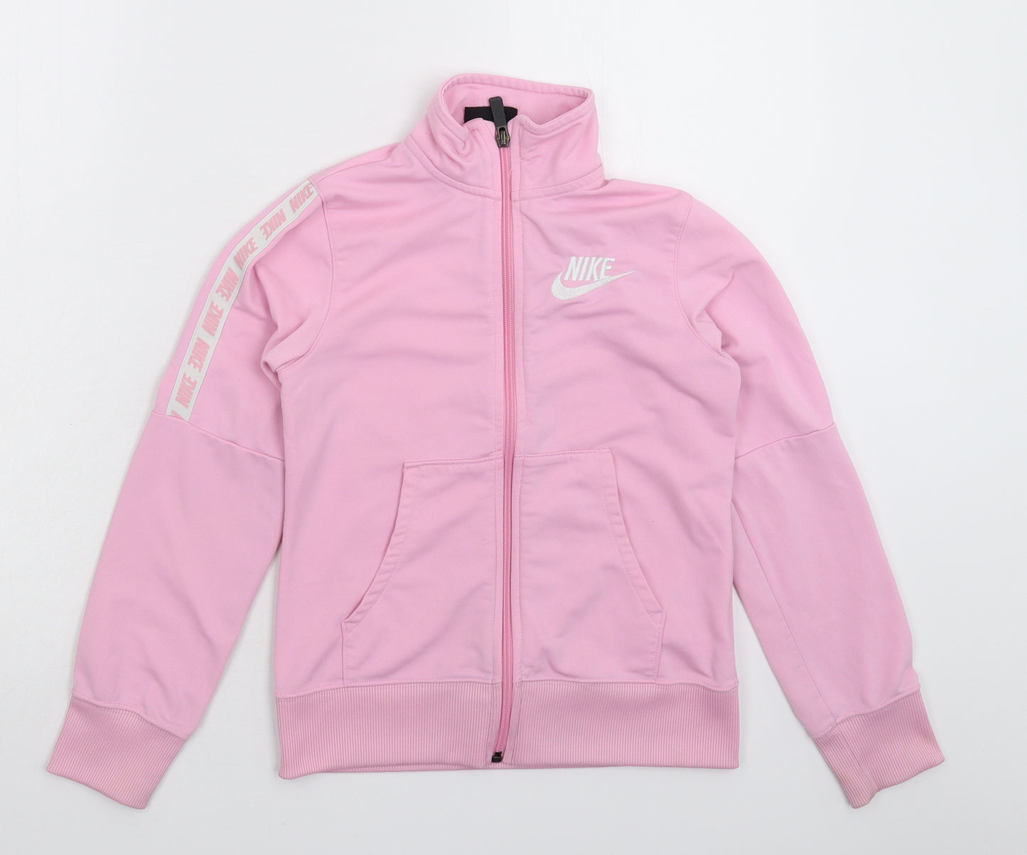Nike Girls Pink   Track Jacket Jacket Size 12 Years