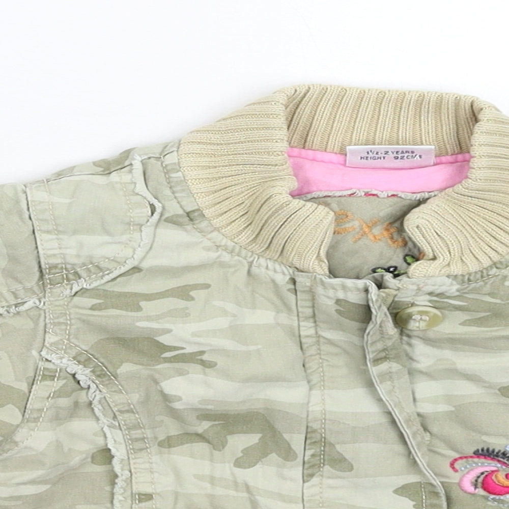 NEXT Boys Multicoloured Camouflage  Jacket Coat Size 18-24 Months