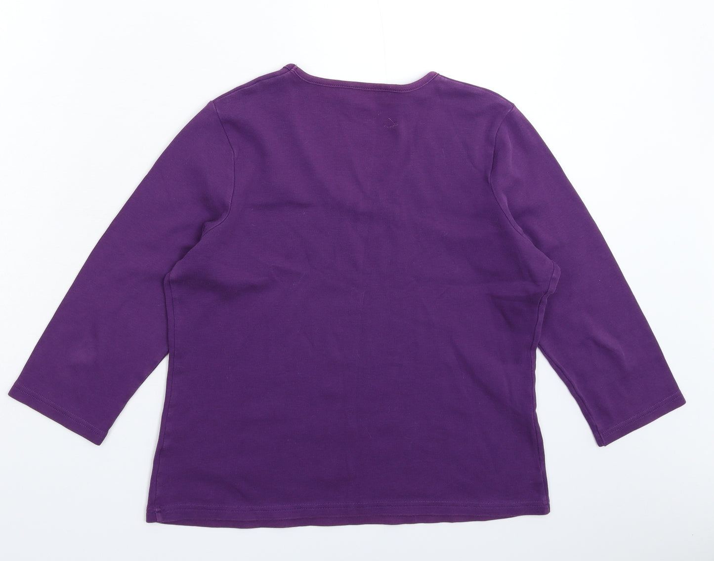 Debenhams Womens Purple   Basic T-Shirt Size 14
