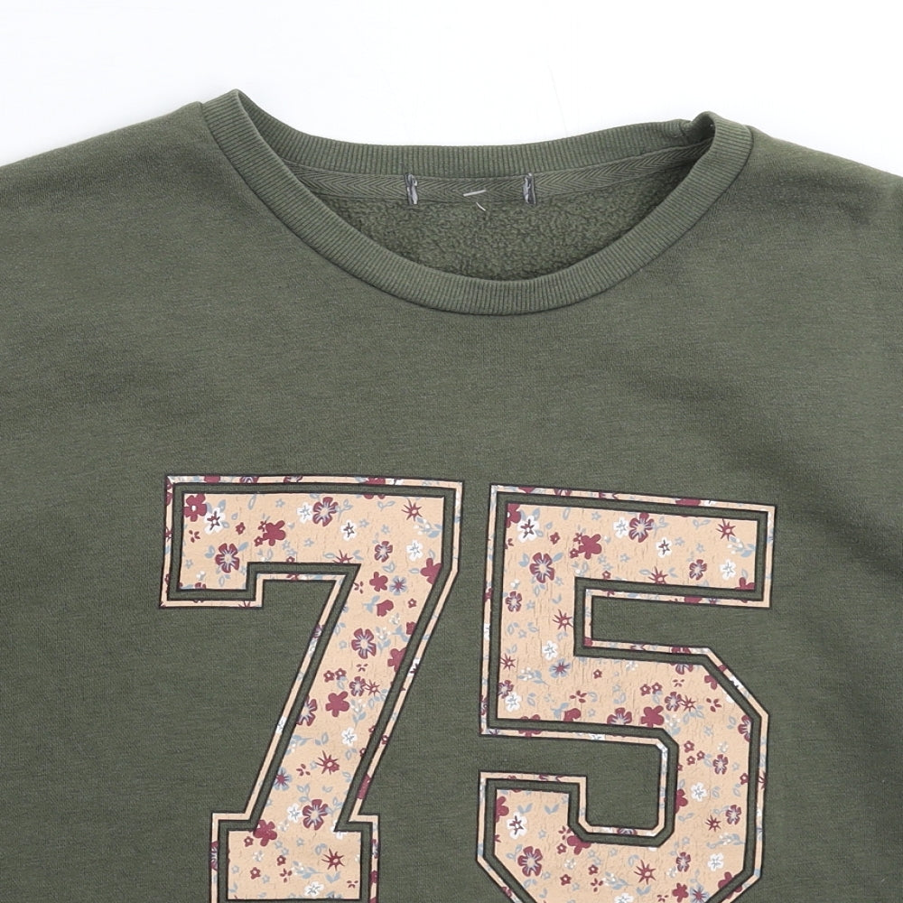 Primark Womens Green   Pullover Sweatshirt Size 6