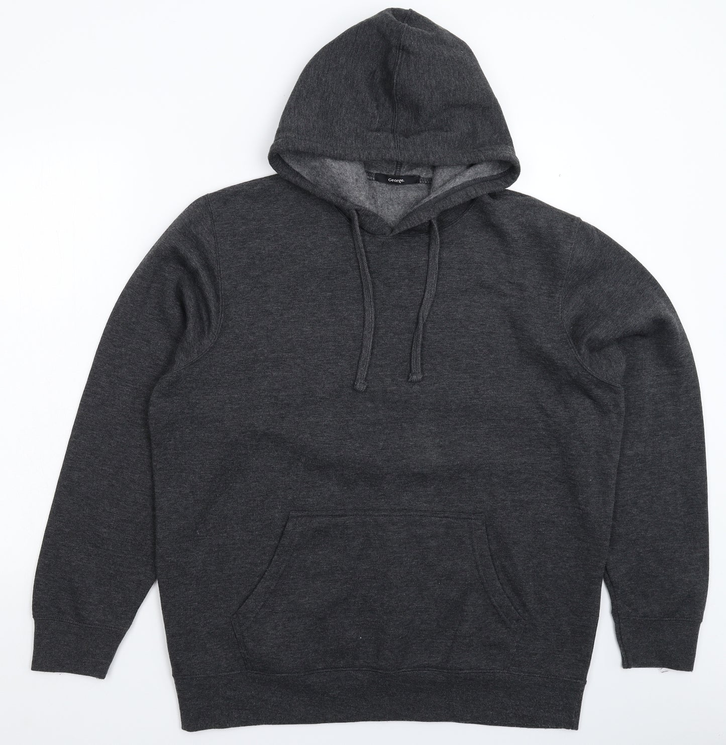 George Mens Grey   Pullover Hoodie Size L