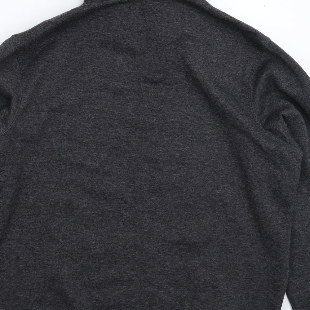 George Mens Grey   Pullover Hoodie Size L