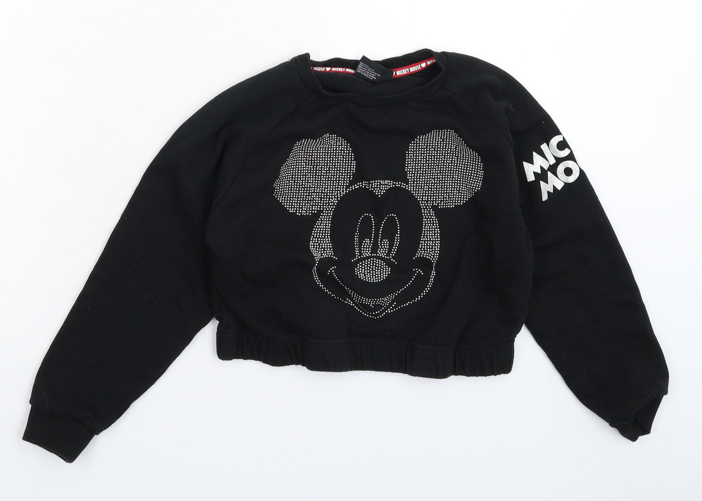 Primark Boys Black   Pullover Sweatshirt Size 9-10 Years