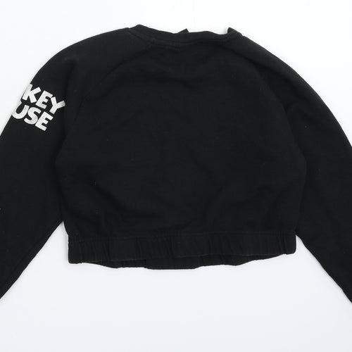 Primark Boys Black   Pullover Sweatshirt Size 9-10 Years