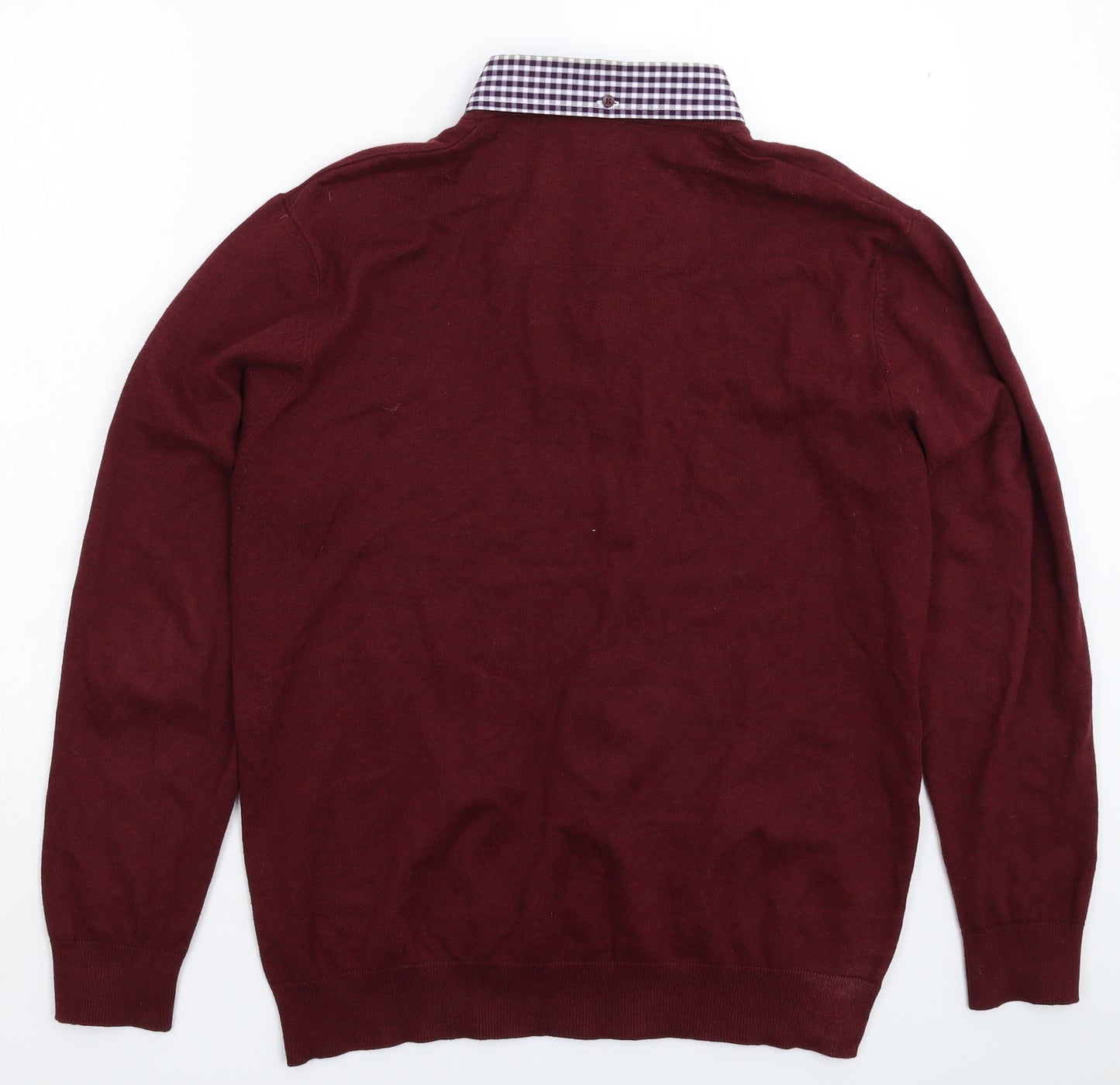 NEXT Mens Brown  Knit Pullover Jumper Size L