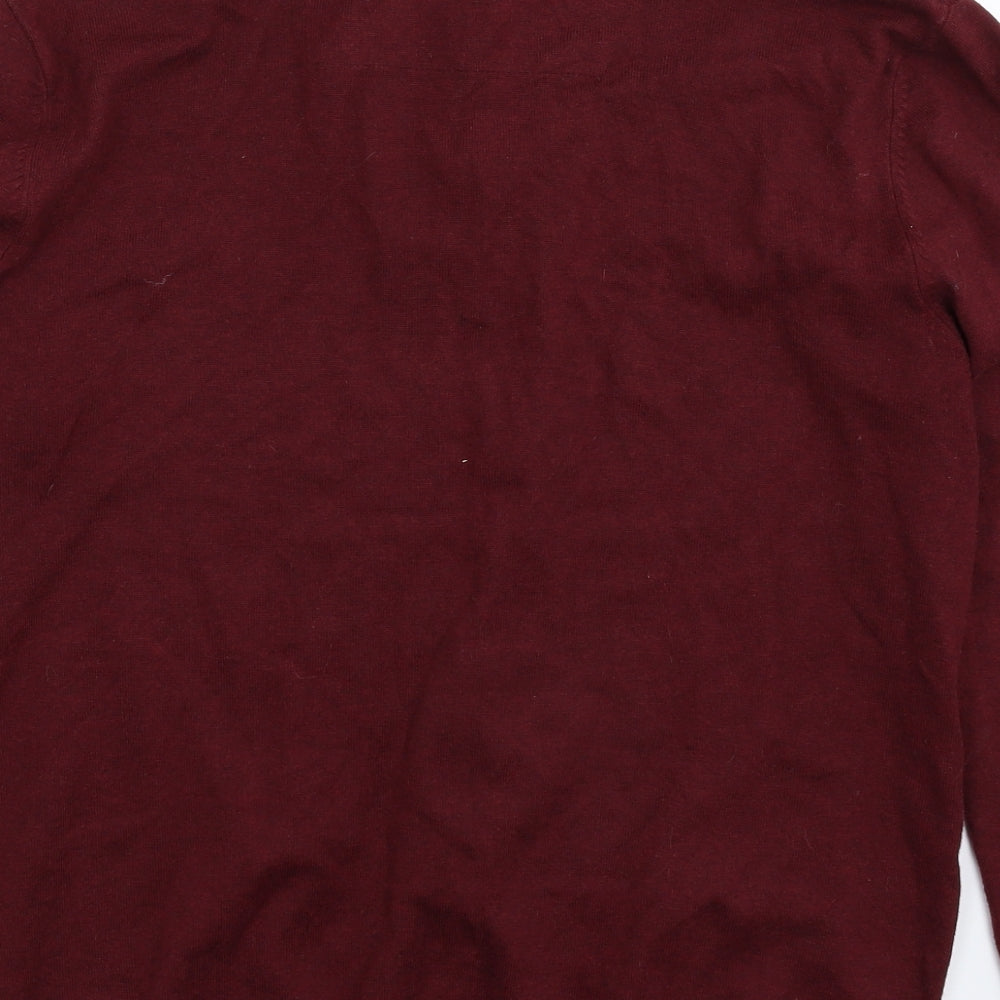 NEXT Mens Brown  Knit Pullover Jumper Size L