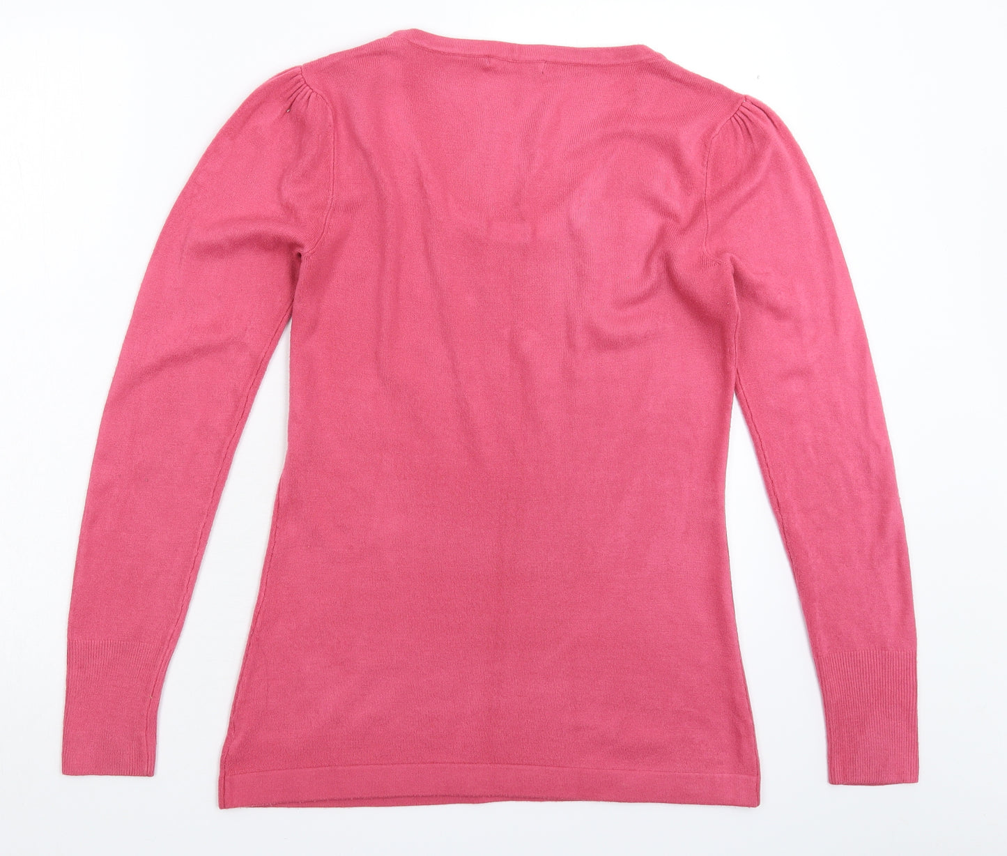 George Womens Pink  Knit Pullover Jumper Size 10