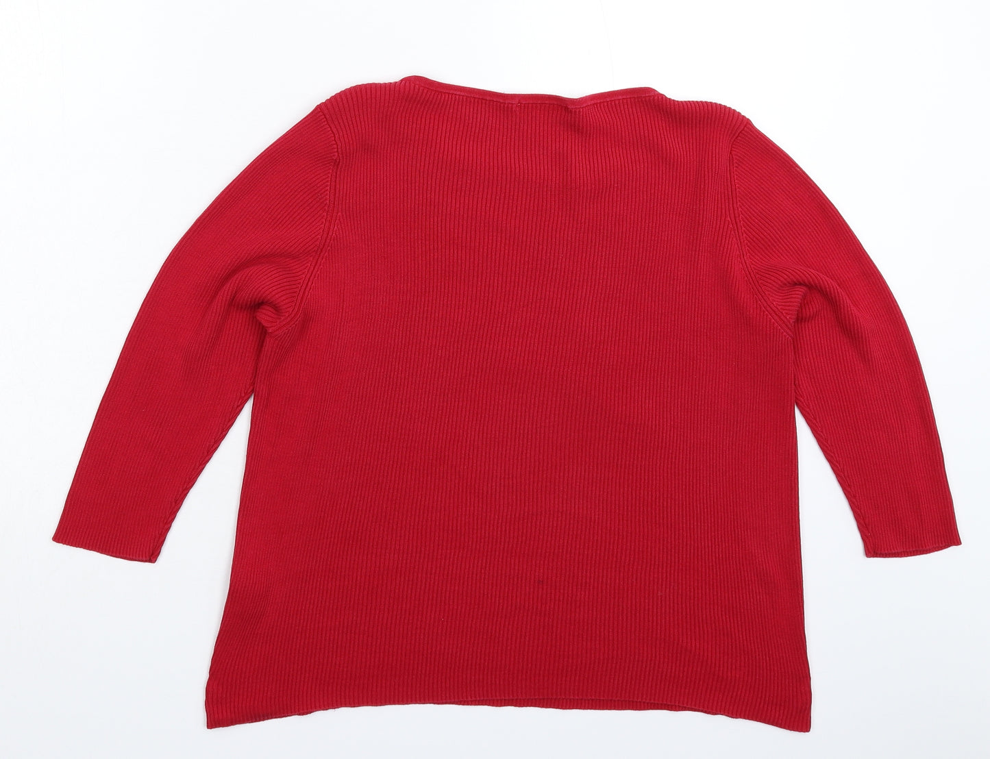 Marks and Spencer Womens Pink  Knit Pullover Jumper Size 16