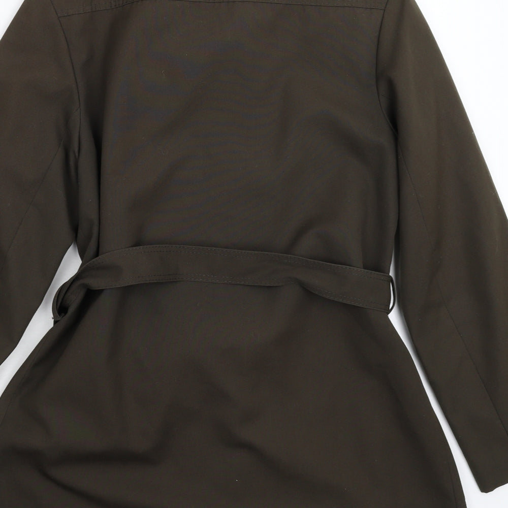Fashion Wise Womens Grey   Pea Coat Coat Size 12