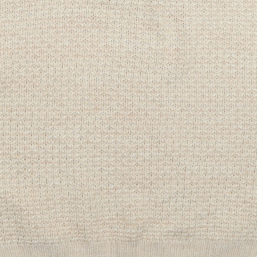 Marks and Spencer Womens Beige  Knit Pullover Jumper Size 14